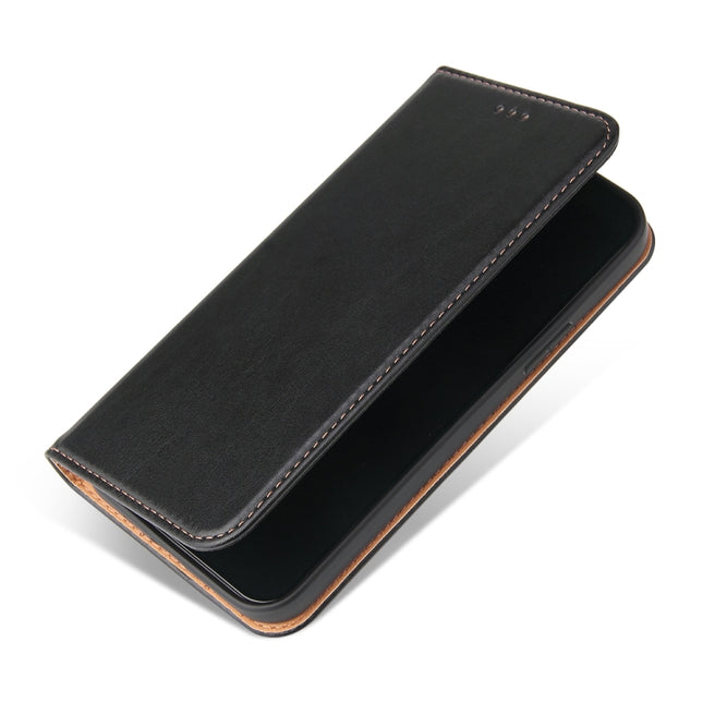 Fierre Shann PU Genuine Leather Texture Horizontal Flip Leather Case with Holder & Card Slots & Wallet, For iPhone 12 Pro Max, For iPhone 12 mini, For iPhone 12 / 12 Pro