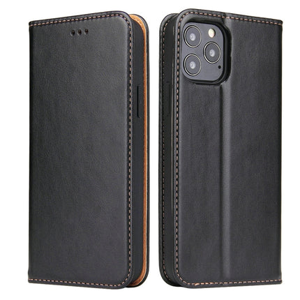 Fierre Shann PU Genuine Leather Texture Horizontal Flip Leather Case with Holder & Card Slots & Wallet, For iPhone 12 Pro Max, For iPhone 12 mini, For iPhone 12 / 12 Pro