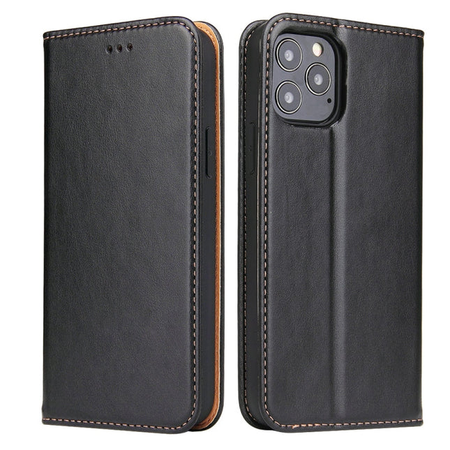 Fierre Shann PU Genuine Leather Texture Horizontal Flip Leather Case with Holder & Card Slots & Wallet, For iPhone 12 Pro Max, For iPhone 12 mini, For iPhone 12 / 12 Pro