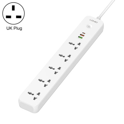 LDNIO SC5319 5-position Travel Home Office Socket with 38W USB Ports, Cable Length: 2m, EU Plug, UK Plug, US Plug