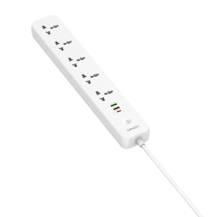 LDNIO SC5319 5-position Travel Home Office Socket with 38W USB Ports, Cable Length: 2m, EU Plug, UK Plug, US Plug