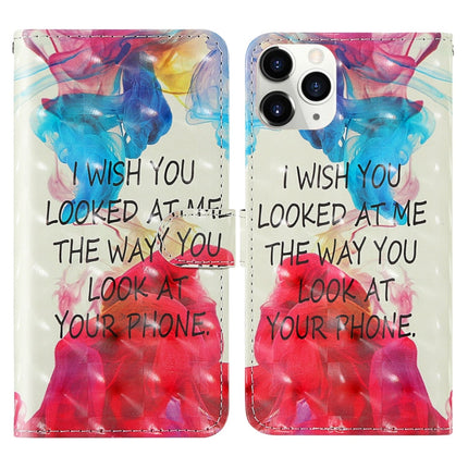3D Painting Colored Drawing Pattern Horizontal Flip TPU + PU Leather Case with Holder & Card Slots & Wallet & Lanyard, For iPhone 12 mini, For iPhone 12 / 12 Pro, For iPhone 12 Pro Max