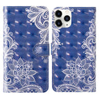 For iPhone 12 / 12 Pro / White Lace