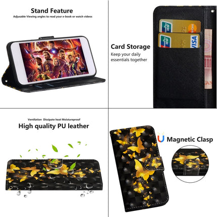 3D Painting Pattern Horizontal Flip TPU + PU Leather Case with Holder & Card Slots & Wallet, For iPhone 12 mini, For iPhone 12 / 12 Pro