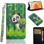 For iPhone 12 mini / Panda Climbing Bamboo