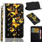 For Motorola G8 Power Lite / Golden Butterfly