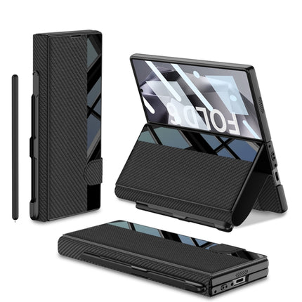 GKK Integrated Full Coverage Flip Phone Case with Pen Slot, Not Included Pen, For Galaxy Z Fold8 Ultra 5G, For Samsung Galaxy Z Fold7 5G, For Samsung Galaxy Z Fold6