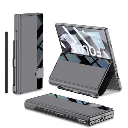 GKK Integrated Full Coverage Flip Phone Case with Pen Slot, Not Included Pen, For Galaxy Z Fold8 Ultra 5G, For Samsung Galaxy Z Fold7 5G, For Samsung Galaxy Z Fold6