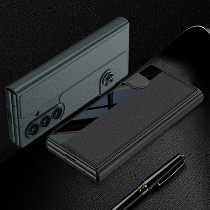GKK Integrated Full Coverage Flip Phone Case with Pen Slot, Not Included Pen, For Galaxy Z Fold8 Ultra 5G, For Samsung Galaxy Z Fold7 5G, For Samsung Galaxy Z Fold6