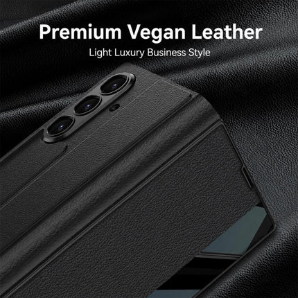 GKK Integrated Full Coverage Flip Phone Case with Pen Slot, Not Included Pen, For Galaxy Z Fold8 Ultra 5G, For Samsung Galaxy Z Fold7 5G, For Samsung Galaxy Z Fold6