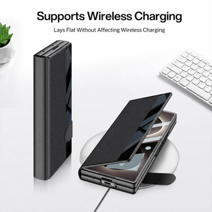 GKK Integrated Full Coverage Flip Phone Case with Pen Slot, Not Included Pen, For Galaxy Z Fold8 Ultra 5G, For Samsung Galaxy Z Fold7 5G, For Samsung Galaxy Z Fold6