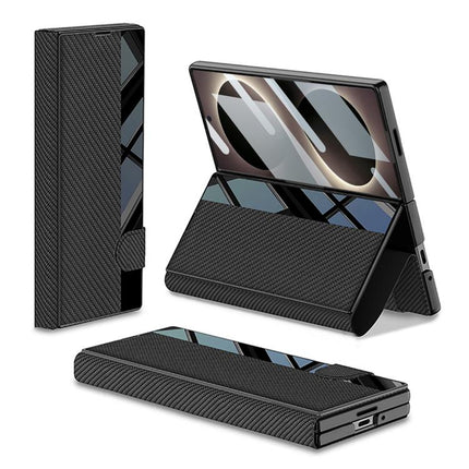 GKK Integrated Full Coverage Flip Phone Case with Pen Slot, Not Included Pen, For Galaxy Z Fold8 Ultra 5G, For Samsung Galaxy Z Fold7 5G, For Samsung Galaxy Z Fold6