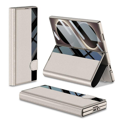 GKK Integrated Full Coverage Flip Phone Case with Pen Slot, Not Included Pen, For Galaxy Z Fold8 Ultra 5G, For Samsung Galaxy Z Fold7 5G, For Samsung Galaxy Z Fold6