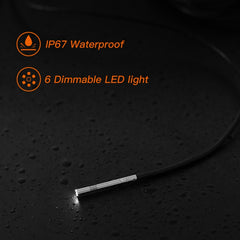 F240 3.9mm HD 1080P IP67 Waterproof WiFi Direct Connection Digital Endoscope, 2m, 5m, 10m