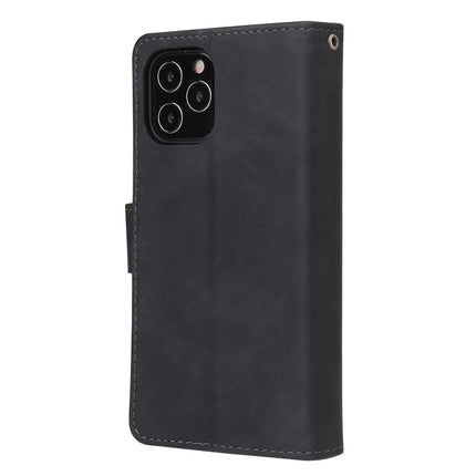 Multifunctional Retro Frosted Horizontal Flip Leather Case with Card Slot & Holder & Zipper Wallet & Photo Frame & Lanyard, For iPhone 12 Pro Max, For iPhone 12 / 12 Pro, For iPhone 12 mini, For Samsung Galaxy A11