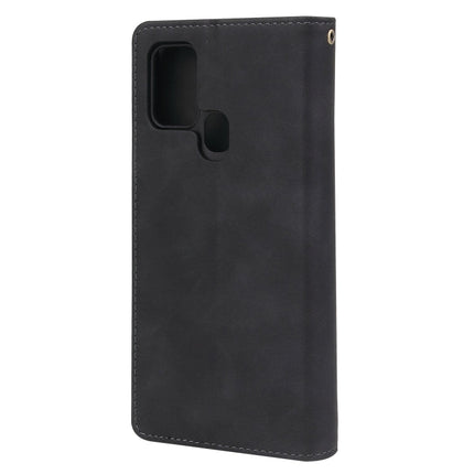 Multifunctional Retro Frosted Horizontal Flip Leather Case with Card Slot & Holder & Zipper Wallet & Photo Frame & Lanyard, For Samsung Galaxy A21s, For Samsung Galaxy Note20 Ultra, For Samsung Galaxy Note20