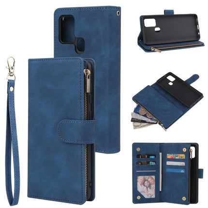 Multifunctional Retro Frosted Horizontal Flip Leather Case with Card Slot & Holder & Zipper Wallet & Photo Frame & Lanyard, For Samsung Galaxy A21s, For Samsung Galaxy Note20 Ultra, For Samsung Galaxy Note20