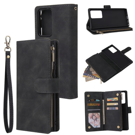 Multifunctional Retro Frosted Horizontal Flip Leather Case with Card Slot & Holder & Zipper Wallet & Photo Frame & Lanyard, For Samsung Galaxy A21s, For Samsung Galaxy Note20 Ultra, For Samsung Galaxy Note20