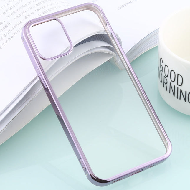 Ultra-thin Plating TPU Protective Soft Case, For iPhone 12 Pro Max, For iPhone 12 / 12 Pro