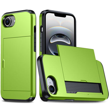Shockproof Armor Phone Case with Card Slot, For iPhone 18 Pro Max, For iPhone 17e / 16e