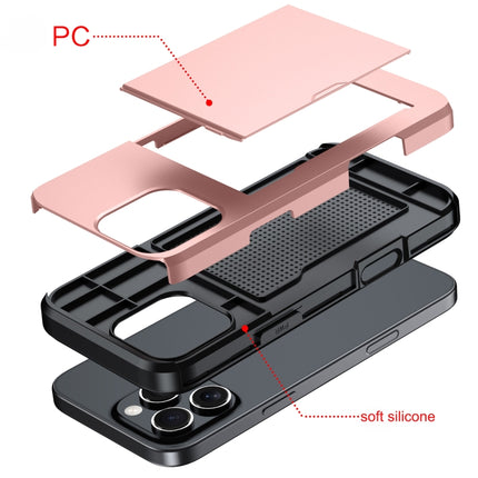 Shockproof Armor Phone Case with Card Slot, For iPhone 17, For iPhone Air