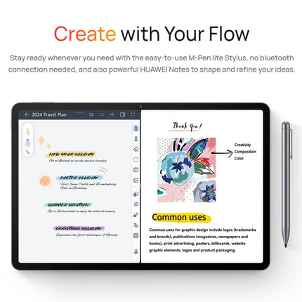 HUAWEI MatePad SE 11 2024 WiFi Tablet PC, 11 inch HarmonyOS 4.2 Qualcomm Snapdragon 685 Octa Core
