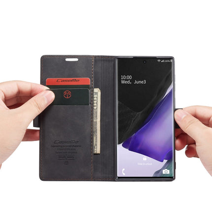 CaseMe Multifunctional Horizontal Flip Leather Case, with Card Slot & Holder & Wallet, For Samsung Galaxy Note20, For Samsung Galaxy Note20 Ultra
