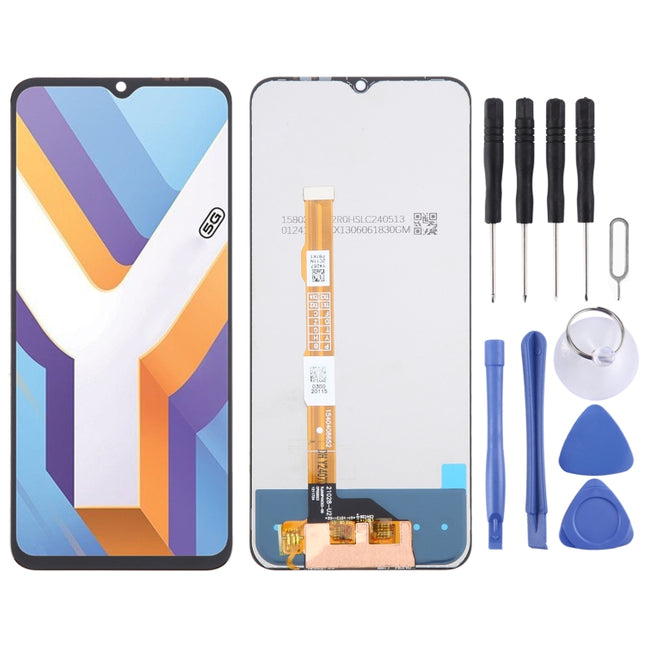 OEM LCD Screen With Digitizer Full Assembly, For vivo Y52 5G V2053, For vivo iQOO Z6x V2164KA, For vivo Y22s V2206, For vivo Y55 5G V2127 V2154, For vivo T1x 5G, For vivo T1x India, For vivo Y77 5G V2169, For vivo T2x 5G, For vivo Y72t 5G V2164A       ...