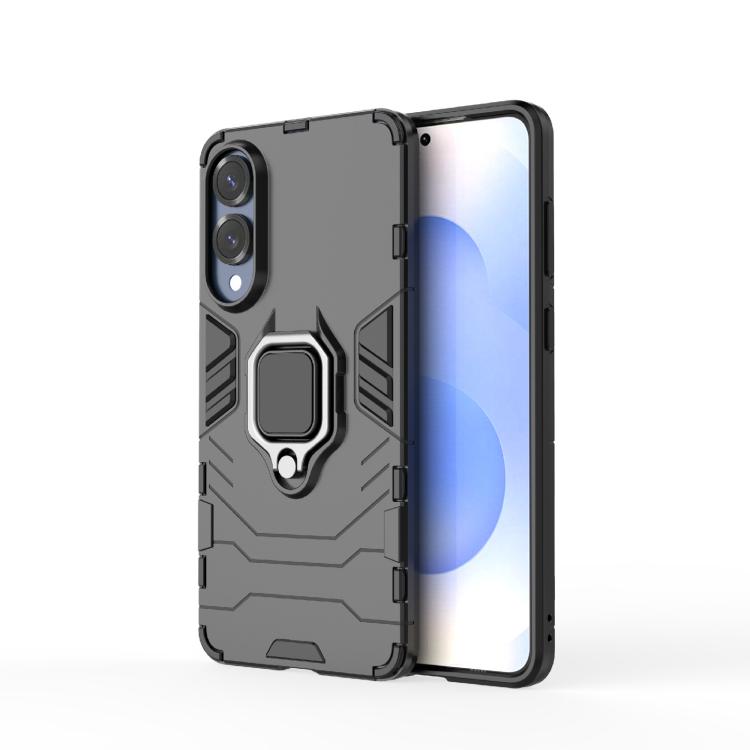 PC + TPU Shockproof Protective Phone Case with Magnetic Ring Holder
