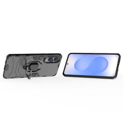 PC + TPU Shockproof Protective Phone Case with Magnetic Ring Holder