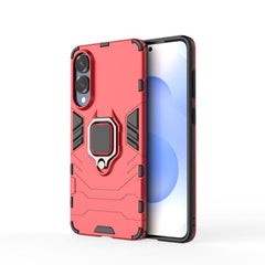 PC + TPU Shockproof Protective Phone Case with Magnetic Ring Holder