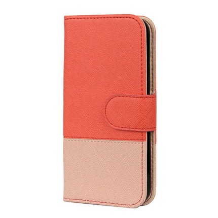 Splicing Color Horizontal Flip Leather Case with Holder & Photo Frame & Card Slots & Wallet, For iPhone 12 Pro Max