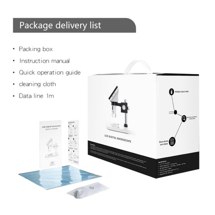 0-40mm 1080P 4.3 inch LCD Screen Mobile Phone Repair Industry HD Electron Didital Microscope