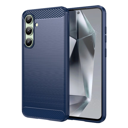 Carbon Fiber Brushed Texture TPU Phone Case, For Samsung Galaxy S24 FE 5G