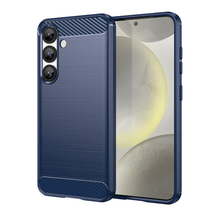 Carbon Fiber Brushed Texture TPU Phone Case, For Samsung Galaxy S24 FE 5G