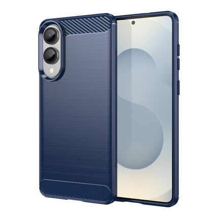 Carbon Fiber Brushed Texture TPU Phone Case, For Samsung Galaxy S24 FE 5G