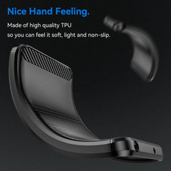 Carbon Fiber Brushed Texture TPU Phone Case, For Samsung Galaxy S25 FE 5G, For Samsung Galaxy S25 Edge 5G, For Samsung Galaxy S25 5G, For Samsung Galaxy S25+ 5G, For Samsung Galaxy S25 Ultra 5G, For Samsung Galaxy S24 FE 5G