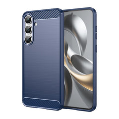 Carbon Fiber Brushed Texture TPU Phone Case, For Samsung Galaxy S25 FE 5G, For Samsung Galaxy S25 Edge 5G, For Samsung Galaxy S25 5G, For Samsung Galaxy S25+ 5G, For Samsung Galaxy S25 Ultra 5G, For Samsung Galaxy S24 FE 5G