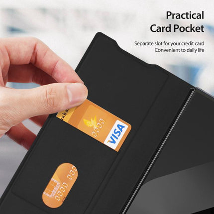 DUX DUCIS Bril Series PU + TPU Phone Case with Pen Slot, For Samsung Galaxy Z Fold7 5G, For Samsung Galaxy Z Fold Special