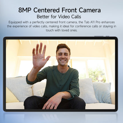 Ulefone Tab A11 Pro Tablet PC, 11 inch Android 14 MediaTek Helio G99 Octa Core 4G Network, EU Plug, 8GB+128GB