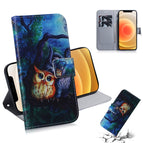 For iPhone 12 mini / Oil Painting Owl