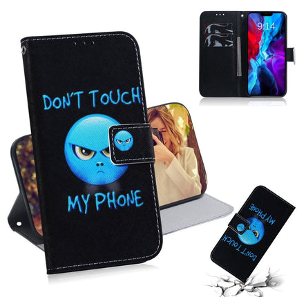 Coloured Drawing Horizontal Flip Leather Case, with Holder & Card Slots & Wallet, For iPhone 12 mini, For iPhone 12 / 12 Pro