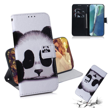 Coloured Drawing Horizontal Flip Leather Case, with Holder & Card Slots & Wallet, For Samsung Galaxy Note 20, For Samsung Galaxy Note 20 Ultra