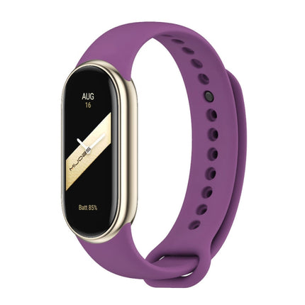 MIJOBS Metal Buckle Solid Color Silicone Watch Band, For Xiaomi Smart Band 9 / 8