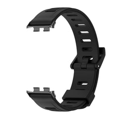 MIJOBS Flat Hole Breathable TPU Watch Band, For Honor Band 10 / 9