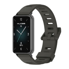 MIJOBS Flat Hole Breathable TPU Watch Band, For Honor Band 10 / 9