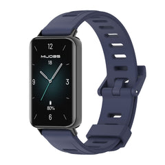 MIJOBS Flat Hole Breathable TPU Watch Band, For Honor Band 10 / 9