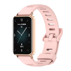 MIJOBS Flat Hole Breathable TPU Watch Band, For Honor Band 10 / 9