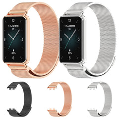 MIJOBS Milan Magnetic Stainless Steel Watch Band, For Honor Band 10 / 9