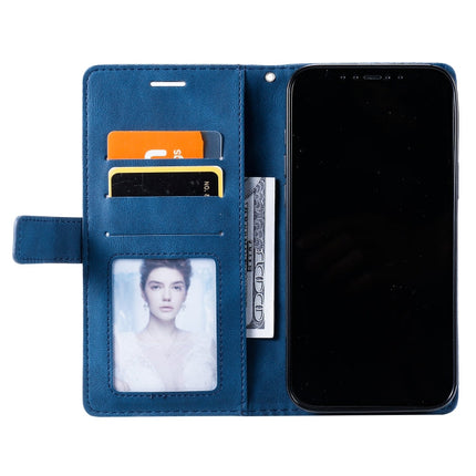 Skin Feel Splicing Horizontal Flip Leather Case with Holder & Card Slots & Wallet & Photo Frame, For iPhone 12 Pro Max, For iPhone 12 / 12 Pro, For iPhone 12 mini, For iPhone XR